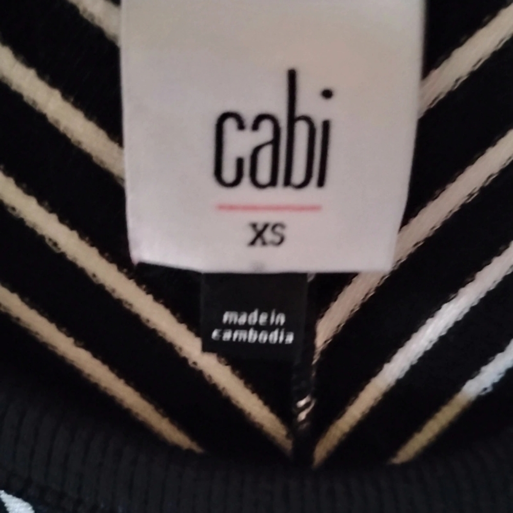 CAbi Black and White Asymmetrical Dress - Picture 2 of 6